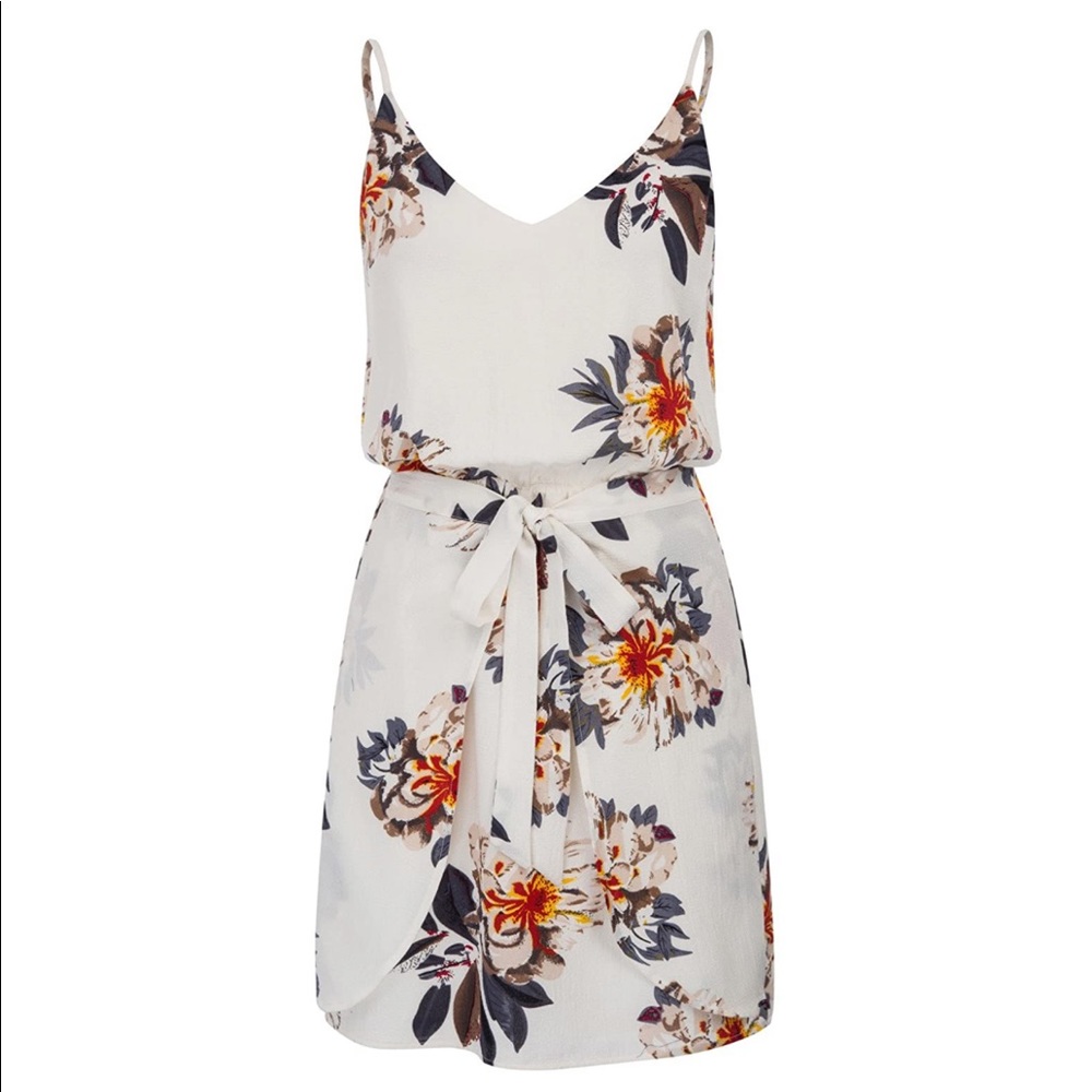 GRACE KARIN | Floral Print Dress | size: L